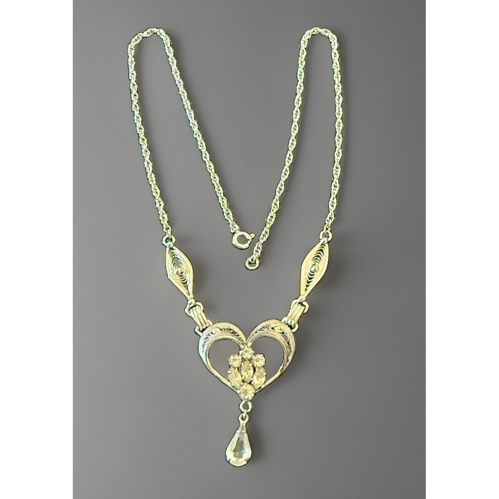 AM LEE Designer 925 Sterling Silver Heart Pendant Necklace Exclusive Luxury Gift